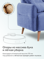 ХЮГГЕ Диван Релакс 3 с подушками