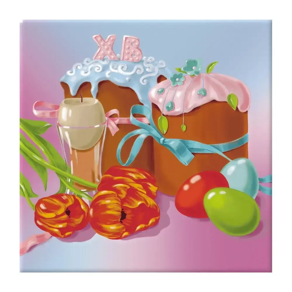 Подставка под горячее 14*14см «Пасха МТ18-14