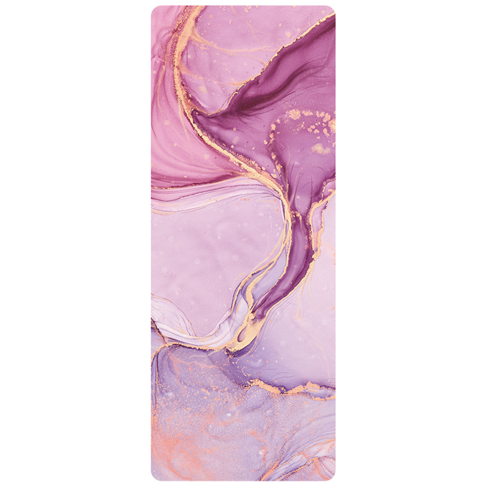 Тревел коврик для йоги Rose Quartz 185*68*0,1 см из микрофибры и каучука