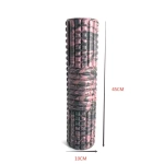 Ролик массажный для йоги Coneli Yoga Stripe 45x11 см черный