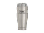 Термос для напитков (термокружка) THERMOS KING SK-1005 MS 0.47L, нержавеющая сталь, клапан, крышка-пробка, цвет стальной