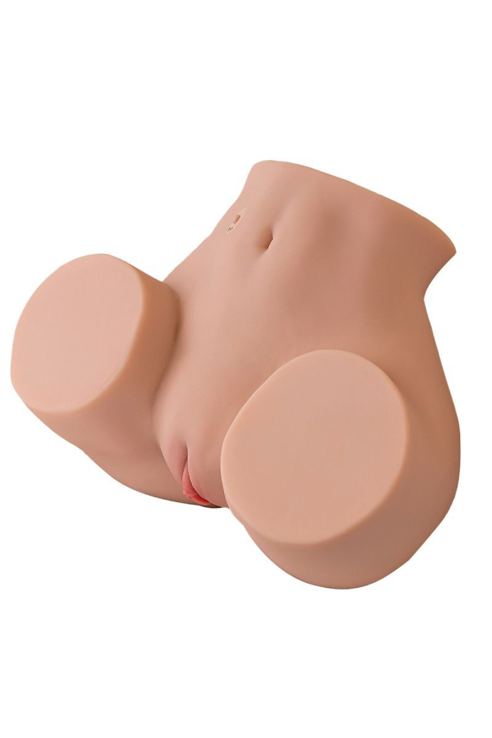 Мастурбатор-полуторс Elina с функцией вибрации (Цвет: телесный)
