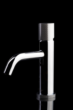 Смеситель для умывальника высокий Boheme STICK DIAMOND 122-CRB
