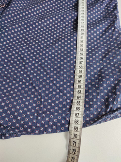 Рубашка Threadbare из хлопка с принтом 58 размер