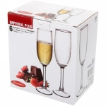 Набор бокалов для шампанского 6шт 155мл «Империал» 44819