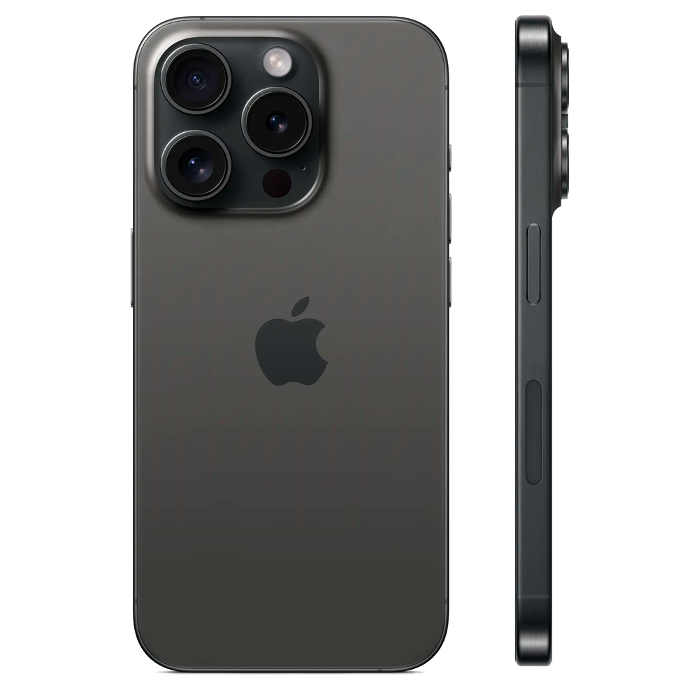 Смартфон Apple iPhone 15 Pro 1TB eSIM, Black Titanium (Черный)