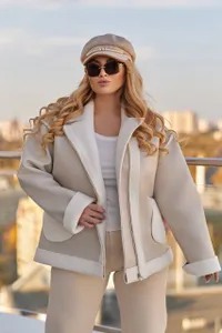 Дубленка УК-5990-3 Фабрика Моды