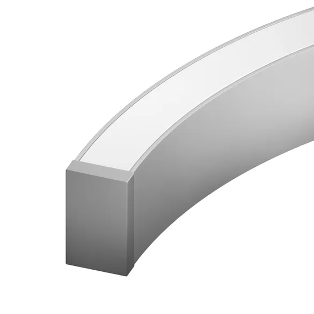 Заглушка LINE-3560-BENT-SIDE глухая (Arlight, Пластик) 062981