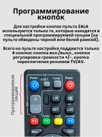 Пульт ДУ для телевизора ZALA GDL-62-ZTE030 IP-TV ic BLACK PDUHOB2081