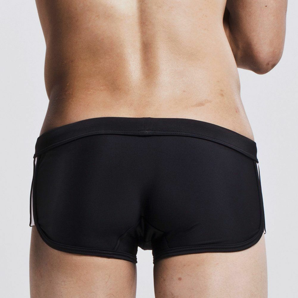 Мужские плавки хипсы черные Seobean Black Athletic Hip Boxer
