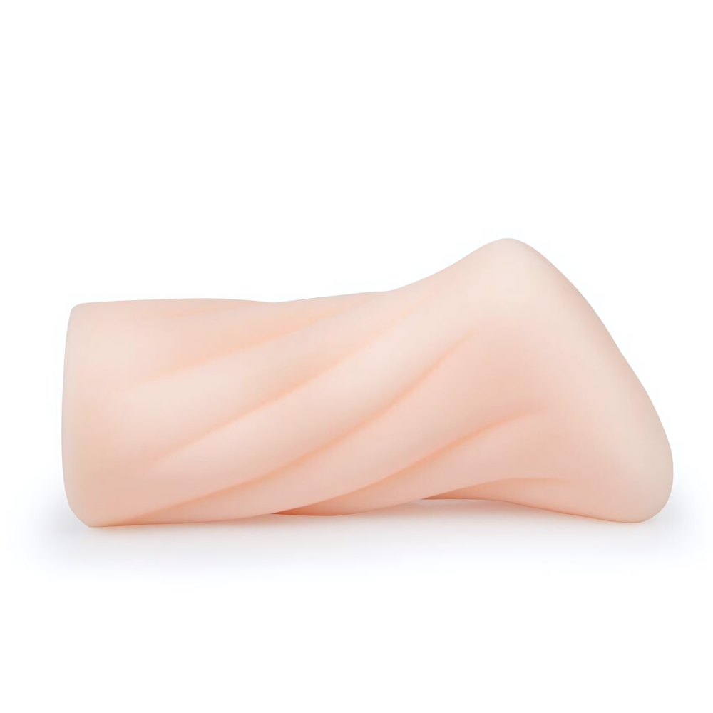 Эластичный компактный мастурбатор-вагина телесного цвета (Цвет: телесный)