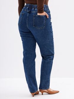Джинсы на резинке больших размеров