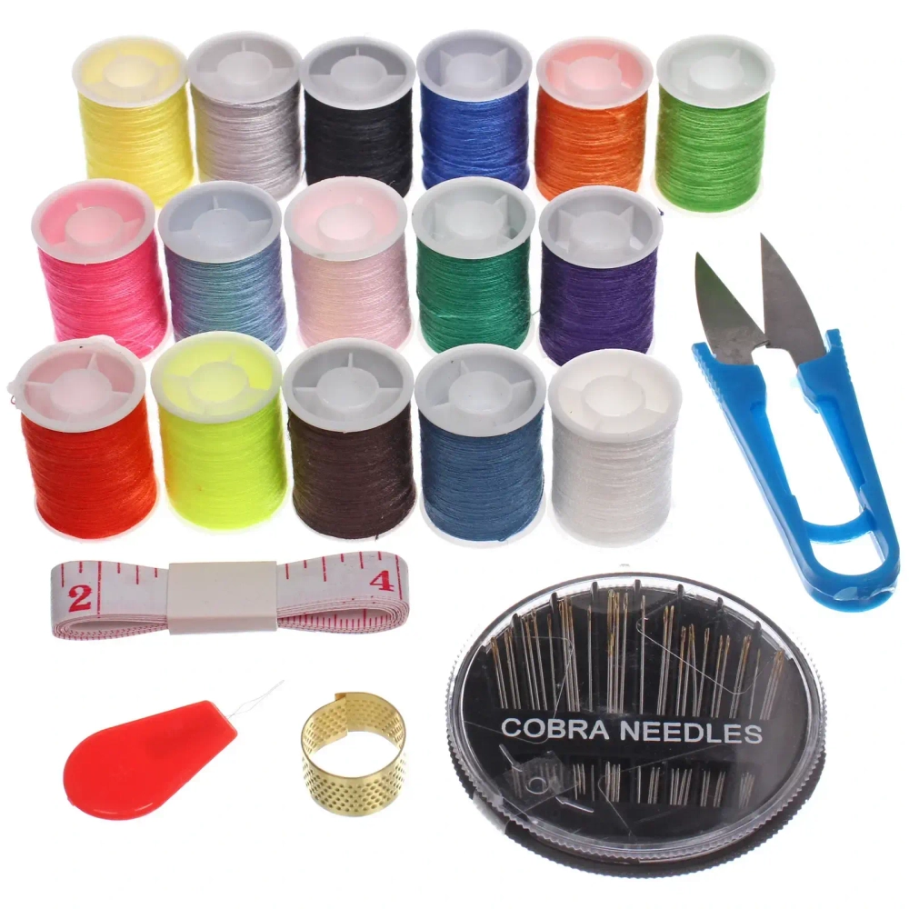 Швейный набор для рукоделия в боксе «Favorite Hous «, цвет чёрный, 21 предмет