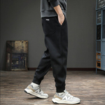 Спортивные повседневные брюки весна-осень, свободные, больших размеров, осенние брюки-шаровары, джоггеры на резинке, однотонные