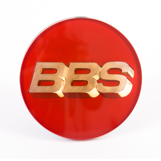 Крышка центрального отверстия BBS 70.1 мм gold/red (56.24.073)
