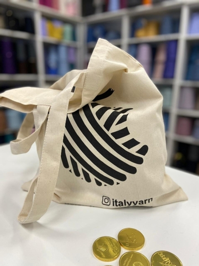 Сумка Italyyarn Проектная  бежевая, малая