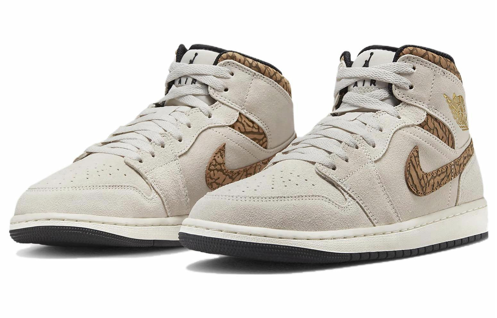 Кроссовки Jordan Air Jordan 1 Mid "Brown Elephant"