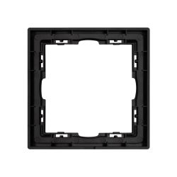 Рамка пластиковая FRM-NOBE-SFPL-1-BK (Arlight, Черный оникс) 054212