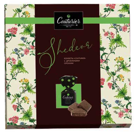 Шоколадные конфеты Shedevr с Дробленым орехом 135г