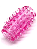 Насадка стимулирующая сквозная с усиками (Цвет: голубой)