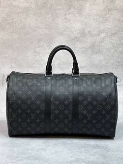 Сумка Луи Виттон Keepall дорожная Monogram Eclipse