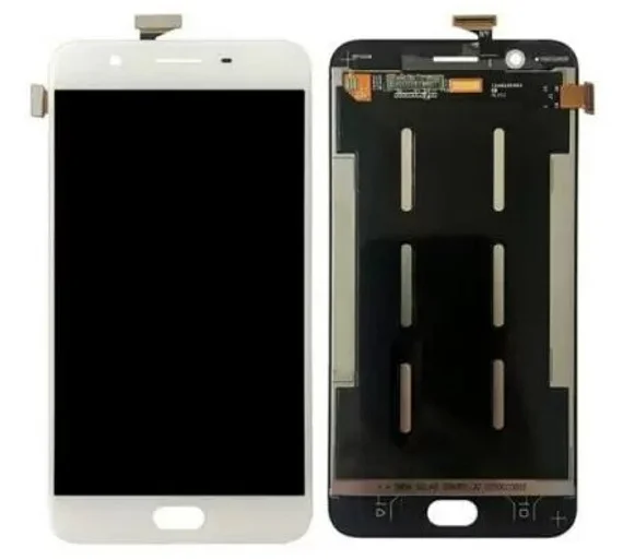Дисплей для OPPO A59 в сборе с тачскрином на рамке (White)