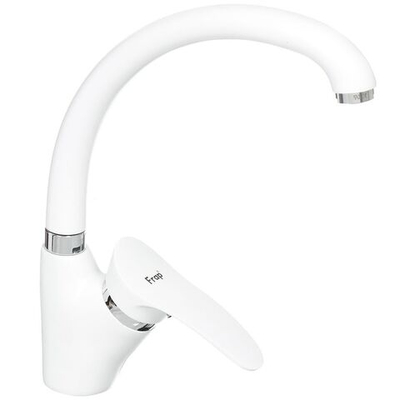 Смеситель для кухни, Frap, с картриджем, бел, F4101-12