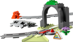 Конструктор LEGO DUPLO лего 10425 Железнодорожный туннель и пути, для детей 2+