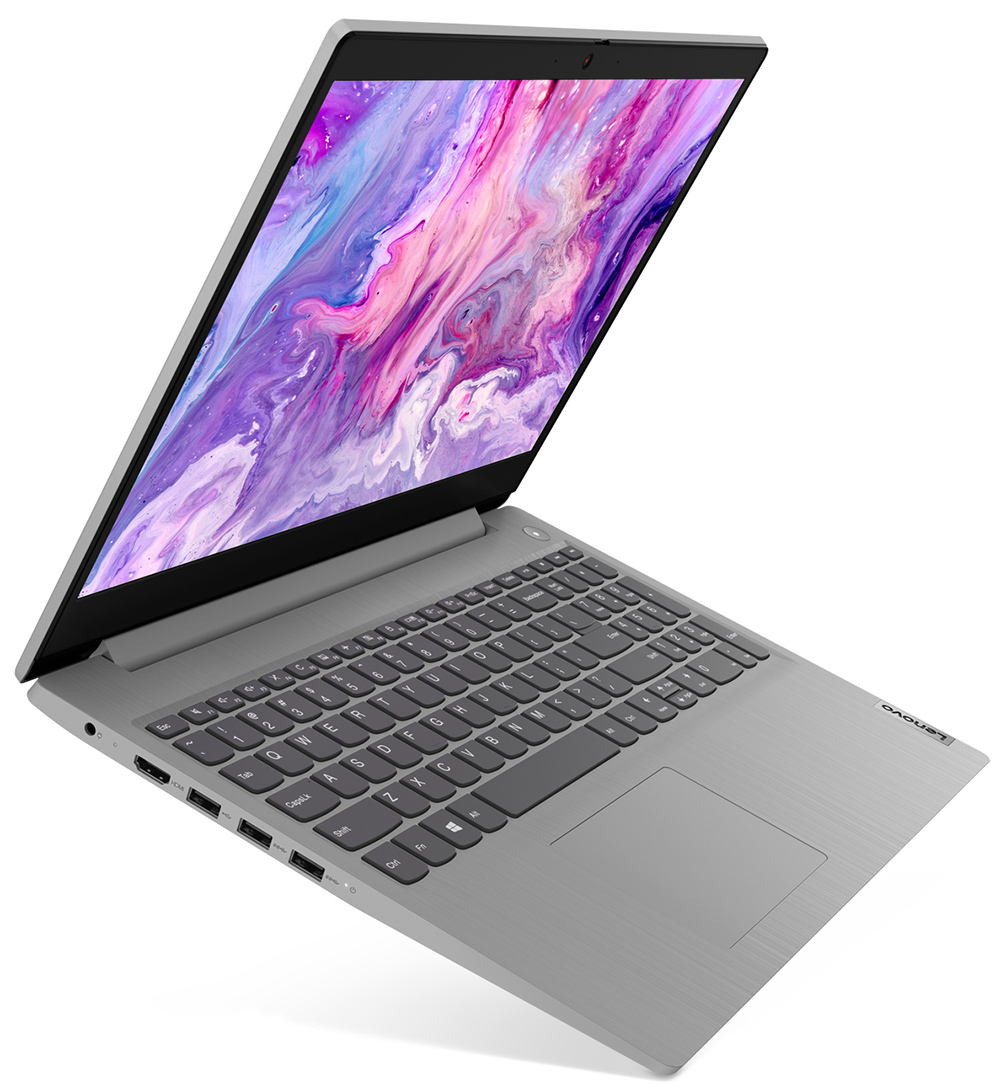 Ноутбук Lenovo IdeaPad 3 15IIL05 i5-1035G4 4Gb SSD 256Gb Intel Iris Plus Graphics 15,6 FHD IPS Cam 35Вт*ч No OS Светло-серый 81WE01EQRK