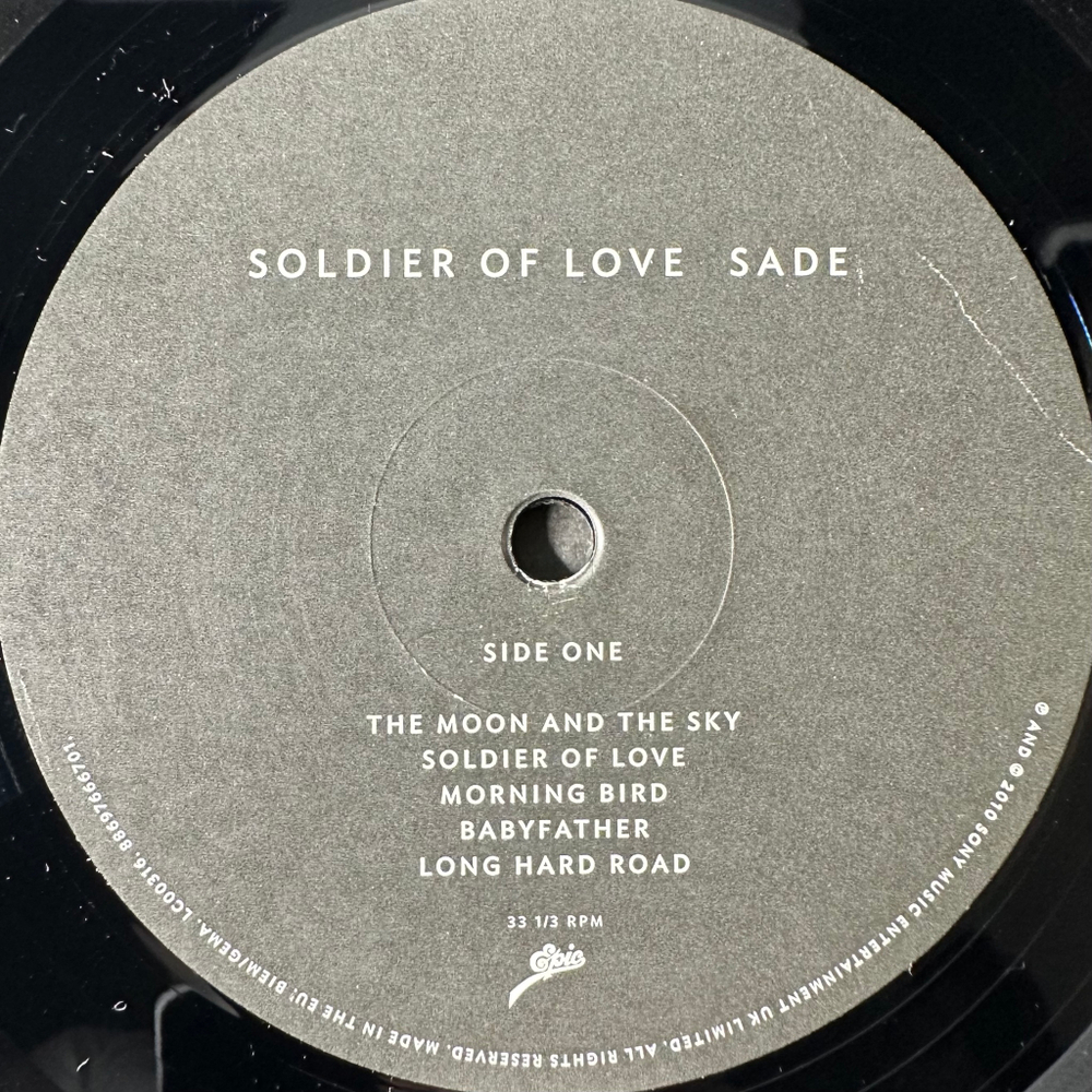 Sade ‎– Soldier Of Love (Европа 2010г.)