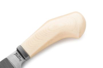 Нож фиксированный Lion Steel Willy WL1 MW - сталь М390, рукоять белая микарта, ножны кожа