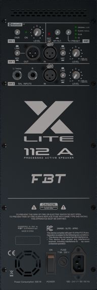 FBT X-LITE 112A активная АС, 1500Вт, динамик 12 дюймов