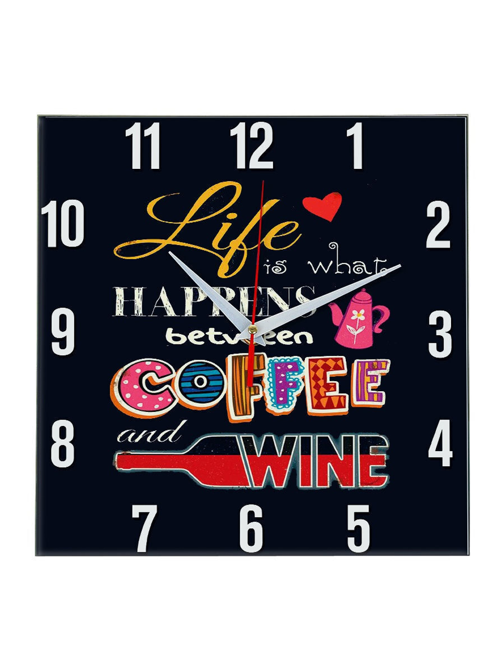 Часы настенные Life Coffee (черный / -)