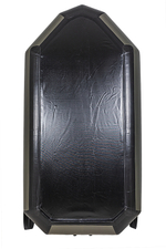 Броня-260 M хаки-черный (лодка ПВХ с усилением)