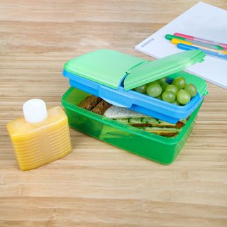 Ланч-бокс с бутылкой Sistema &quot;Lunch&quot;, 4 секции, 1,5 л, цвет Фиолетовый
