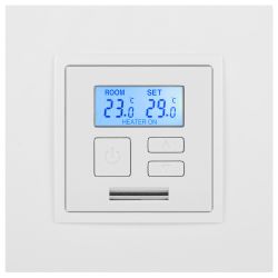 Терморегулятор ЭРА Elegance 14-4111-01М универс.230В-Imax16А, белый матовый