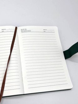 Блокнот А5 линейка 130л зеленый (8394-4)