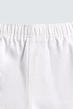 ZARA ШОРТЫ RELAXED FIT ИЗ РЕЛЬЕФНОЙ ТКАНИ, БЕЛЫЙ