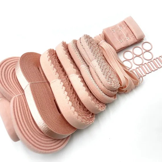 Набор фурнитуры PLUS для пошива нижнего белья (персик)