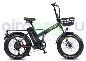 Электровелосипед WHITE SIBERIA SLAV PRO 1000W 48V/13A Elki Green (зеленый) фото  5