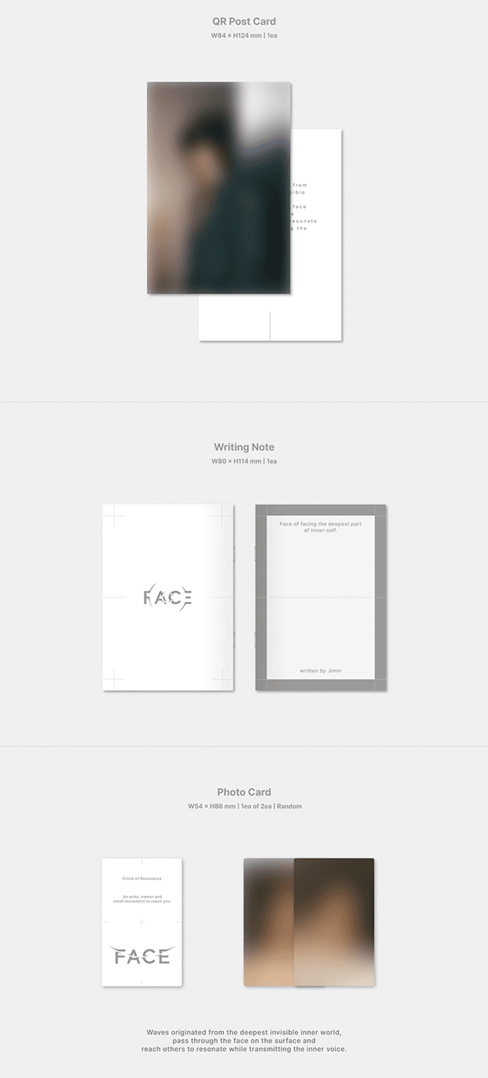 Альбом Jimin (BTS) - FACE Weverse ver.