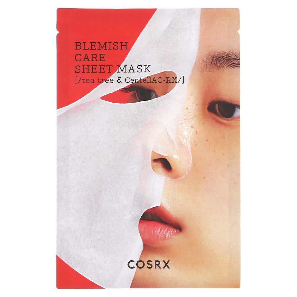 CosRx, Тканевая маска Blemish Care, 1 шт., 26 мл (0,87 жидк. унц.)