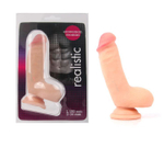 Реалистичный телесный фаллоимитатор - 10 см. (Цвет: телесный)