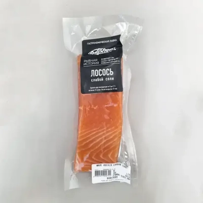Лосось слабой соли куском "Rybstory", 200 - 300 г (цена указана за 200 г)