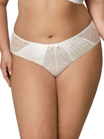 Нежнейшие трусики-слипы с кружевом (Размер: XXXL) (Цвет: кремовый)