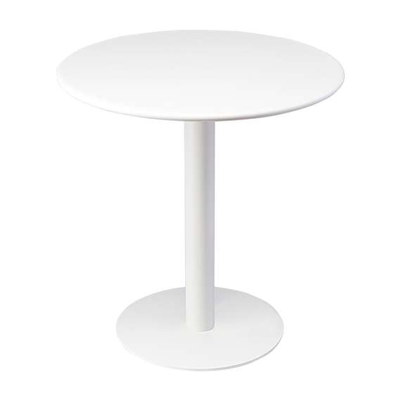 Стол для улицы Favian, Ø70 см, белый