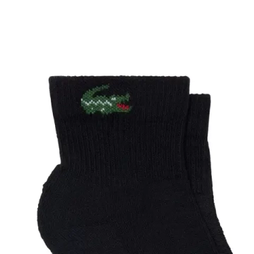 Теннисные носки Lacoste Low 3P - black