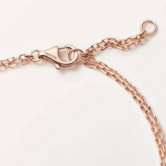 Cartier LOVE bracelet, on chain, 2 diamonds