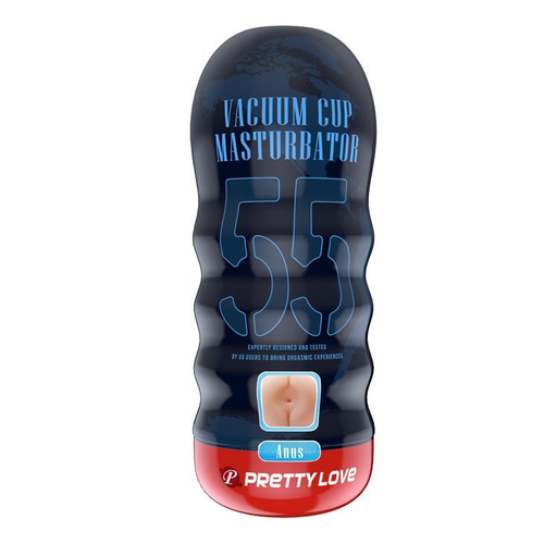 Мастурбатор-анус Baile Pretty Love Vacuum Cup, 18 см, вакуумная колба
