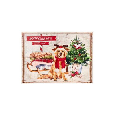 Панно "Трасса Санты" 50х70х2,5см